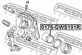 Pistão de suporte do freio traseiro 0176GWS191R Febest