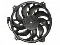 Ventilador elétrico de esfriamento montado (motor + roda de aletas) Citroen Xsara N1