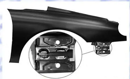 Pára-lama dianteiro direito 7751698032 Renault (RVI)