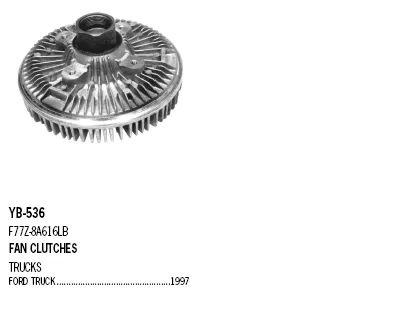 Acoplamento viscoso de ventilador de esfriamento Ford Explorer U2