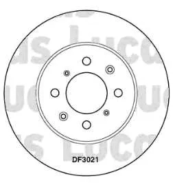 Disco do freio dianteiro Honda Civic 5 EJ