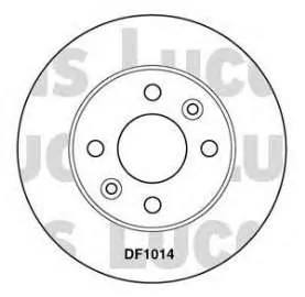 Disco do freio dianteiro 7701466781 Renault (RVI)