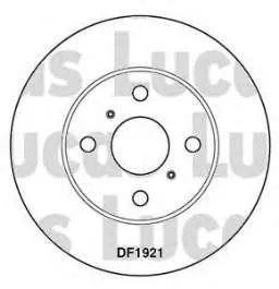 Disco do freio dianteiro 4351216030 Toyota