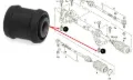 Bloco silencioso de fixação da cremalheira da direção Volkswagen Transporter 70B, 70C, 7DB, 7DK, 70J, 70K, 7DC, 7DJ