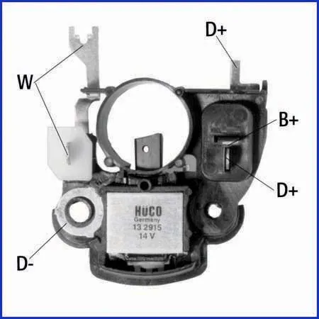 Relê-regulador do gerador (relê de carregamento) E7GZ10316A Ford