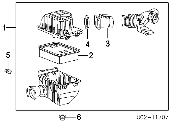 Filtro de ar 1L2Z9601AA Ford