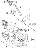 Elemento de turbina da bomba de combustível Hyundai Santa Fe SM