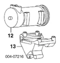Acoplamento (bobina magnética) do compressor de aparelho de ar condicionado Toyota Land Cruiser J10