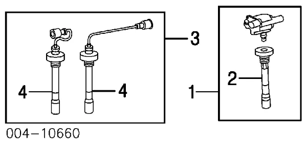 Fios de alta voltagem, kit MD338624 Chrysler