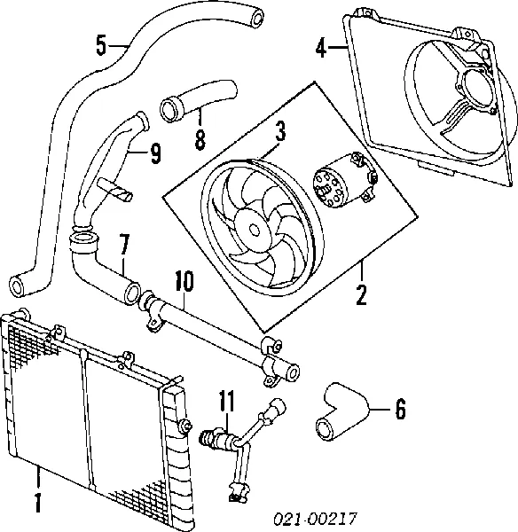 Bomba de água (bomba) de esfriamento 60555348 Fiat/Alfa/Lancia