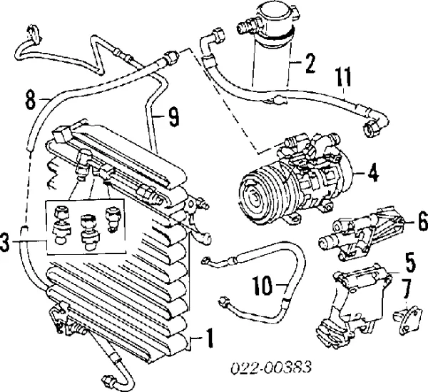 Compressor de aparelho de ar condicionado DCP02001 NPS