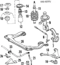 Bucha de estabilizador dianteiro Audi 80 8C5