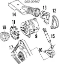 Correia dos conjuntos de transmissão Volkswagen Touareg 7LA, 7L6, 7L7