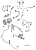 Compressor de aparelho de ar condicionado Audi 100 44, 44Q