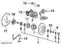 Rolamento de cubo traseiro Audi A4 8D5