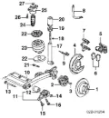Viga de suspensão traseira (plataforma veicular) Audi A6 4B5, 4B6