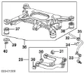 Bucha de estabilizador traseiro Audi A6 4FH