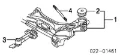 Bloco silencioso (coxim) de viga dianteira (de plataforma veicular) Audi TT 8N3