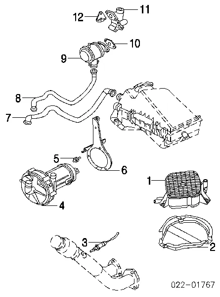 Sonda lambda, sensor de oxigênio depois de catalisador LR056028 Land Rover