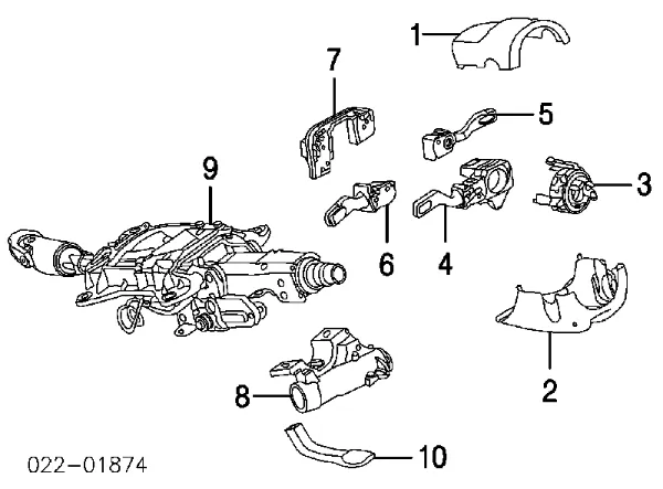 Trinco de fecho de ignição Audi A4 8H7