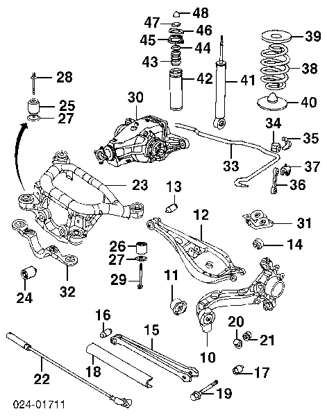 Mola traseira 33531095736 BMW