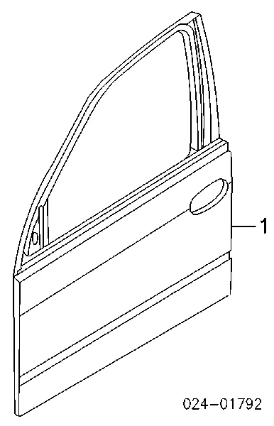 Porta dianteira esquerda BMW 5 