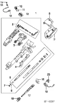 Veio da coluna de direção inferior BMW 3 E46