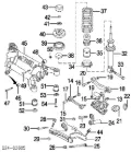 Viga de suspensão traseira (plataforma veicular) BMW 5 E39