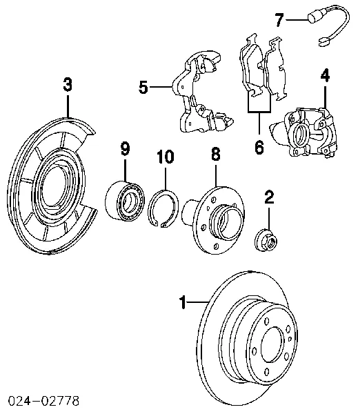 Rolamento de cubo traseiro BMW 3 E46
