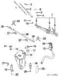 Trapézio de limpador pára-brisas BMW 3 E46