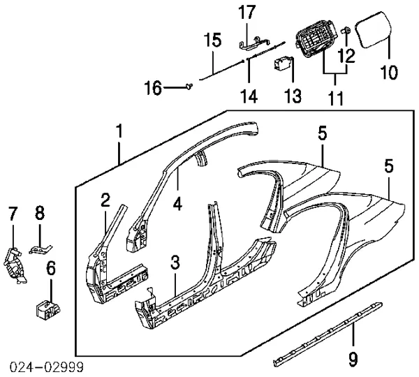 Alcapão do tanque de combustível BMW 5 E61