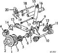 Junta homocinética interna dianteira Opel Omega 16, 17, 19