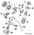 Bucha de estabilizador dianteiro Subaru Legacy BC