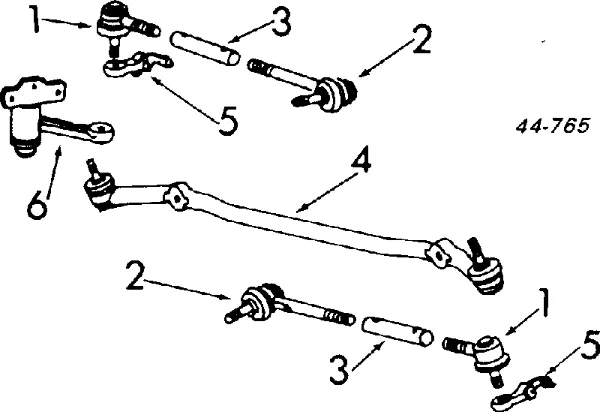 Braço oscilante de pêndulo 4549035110 Toyota