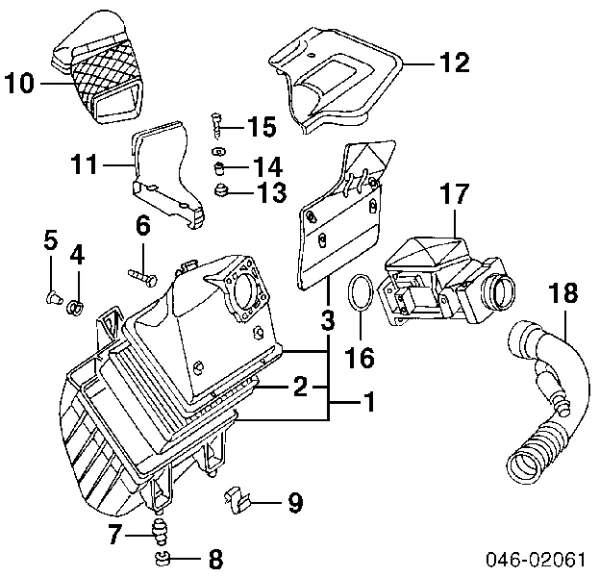 Sensor de fluxo (consumo) de ar, medidor de consumo M.A.F. - (Mass Airflow) 96999 NGK