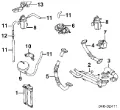 Radiador do sistema EGR de recirculação dos gases de escape Volkswagen Sharan 7M8, 7M9, 7M6