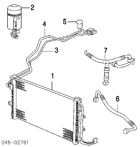 Sensor de pressão absoluta de aparelho de ar condicionado Volkswagen Golf 3 1E7