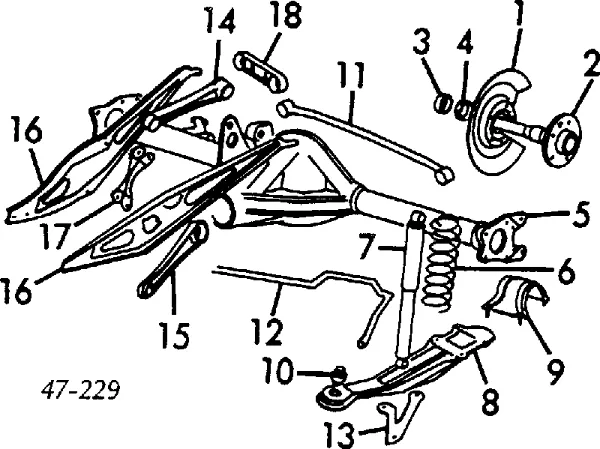 Rolamento de cubo traseiro 2080670 Le.ma.