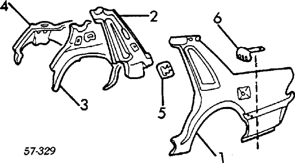 Haste de antena MR252200 Chrysler
