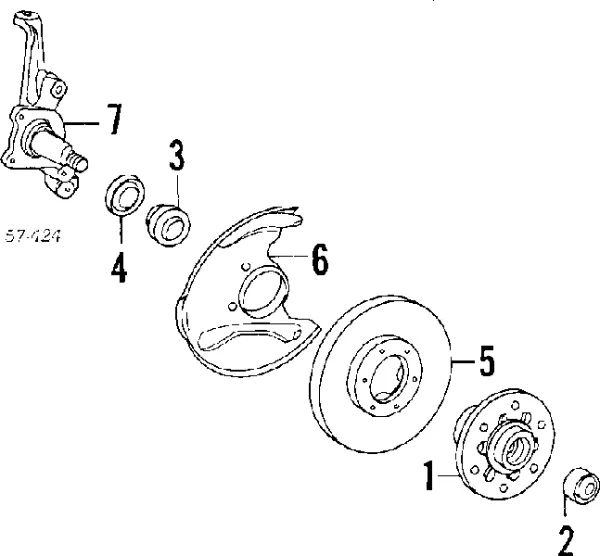Suporte do freio dianteiro esquerdo MB534318 Chrysler