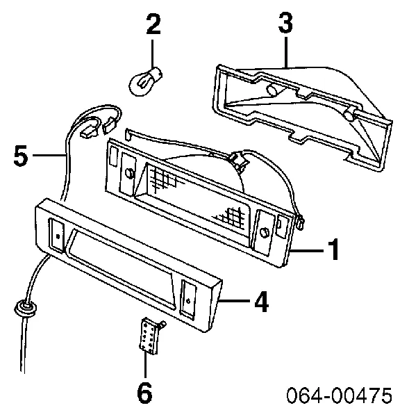 Sinal de parada traseiro adicional para Land Rover Discovery (LG, LJ)