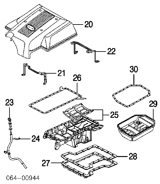 Kit de serviço para a substituição de óleo na Caixa Automática de Mudança JLM20216 Jaguar