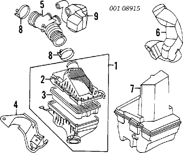 Sensor de temperatura da mistura de ar Mazda 323 BA