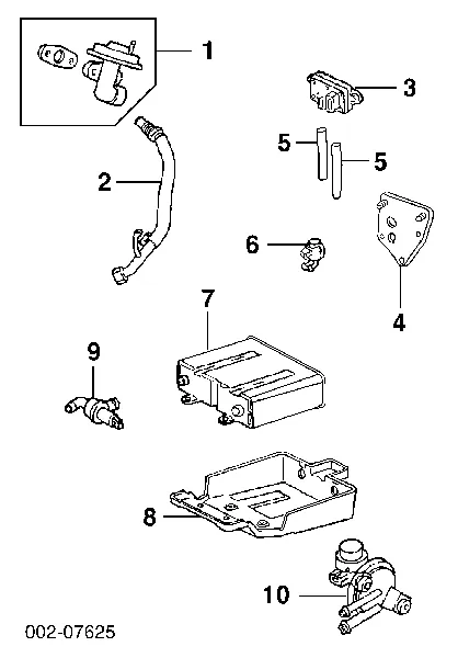 Válvula EGR de recirculação dos gases Ford Escape 