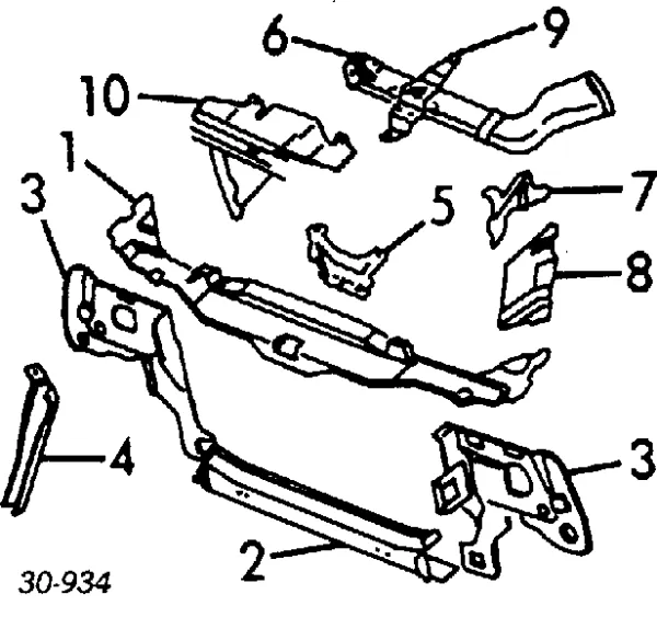 Acoplamento viscoso de ventilador de esfriamento 21082W4405 Nissan/Infiniti