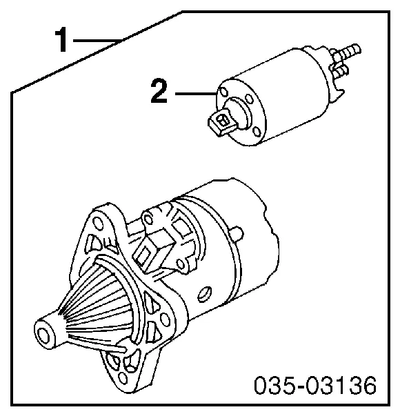 Motor de arranco L32118400 Mazda