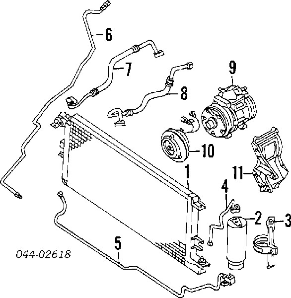 Tanque de recepção do secador de aparelho de ar condicionado 38640SA5013 Honda