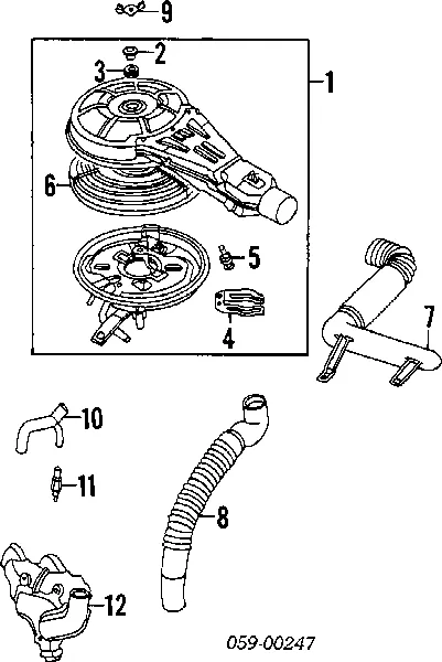 Sensor de temperatura do fluido de esfriamento 96056758 General Motors