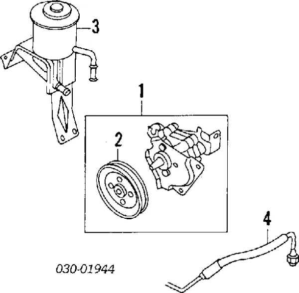 Bomba da Direção hidrâulica assistida 491101C700 Nissan/Infiniti