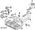 Elemento de turbina da bomba de combustível Nissan Primera P10